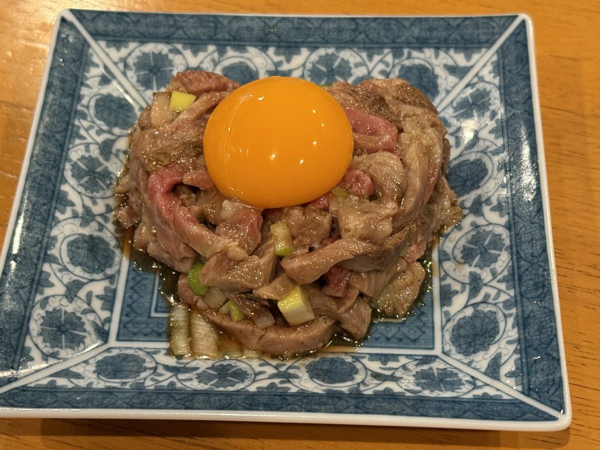 とろけるかもしれないミスジユッケ